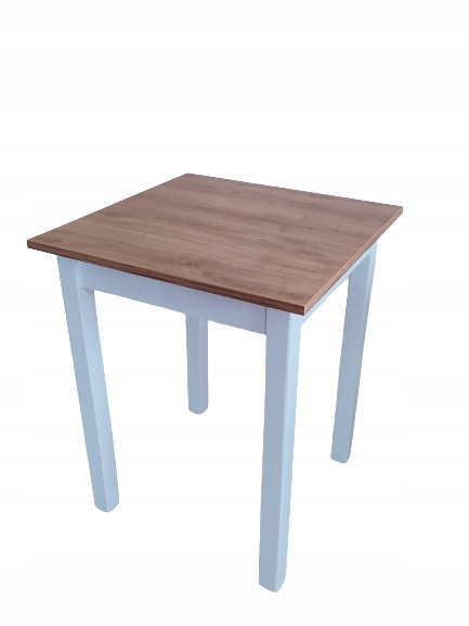 Zestaw stół 70x70 i 2 taborety loft dąb odwieczny Marka inna