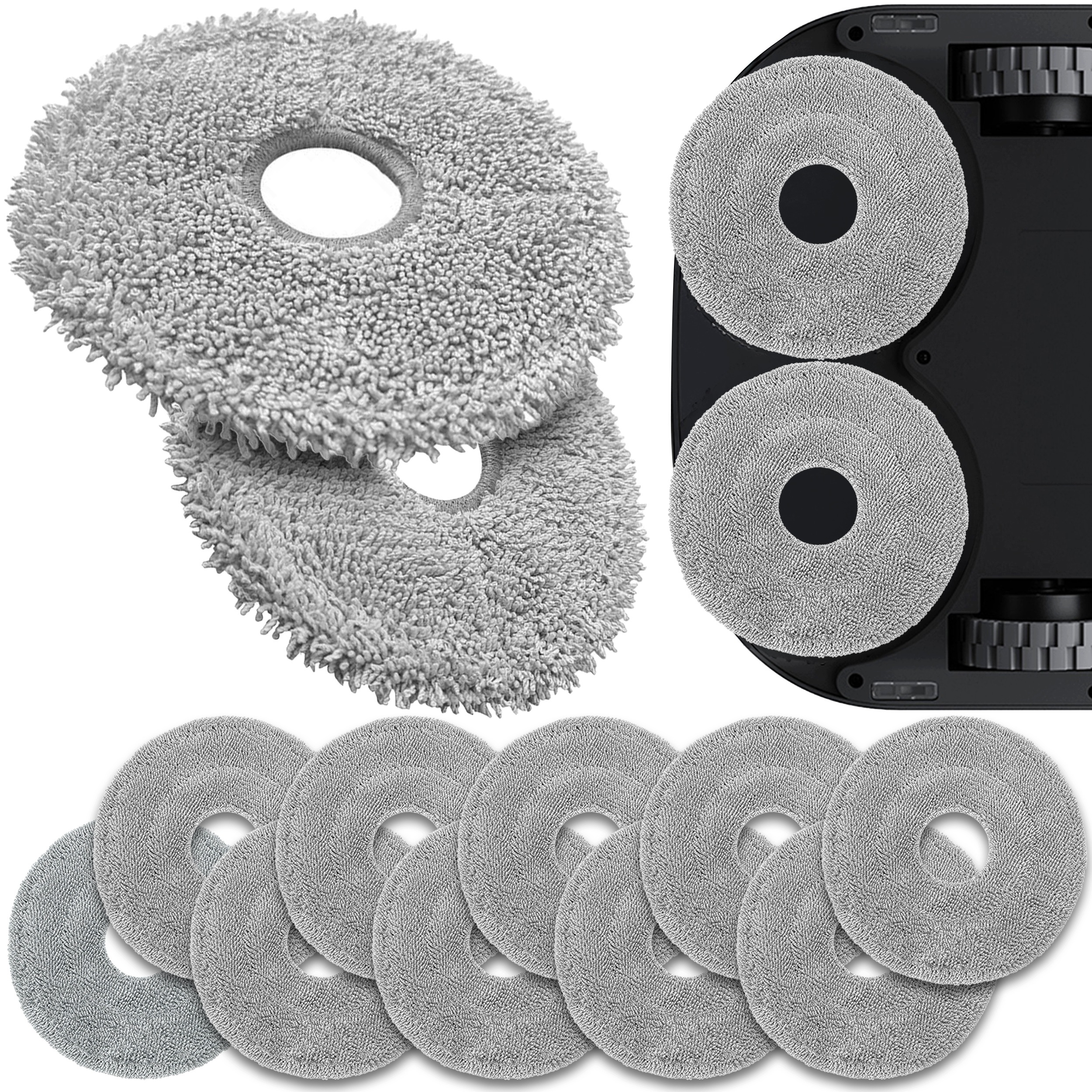 12 szt. Mop nakładka do Dreame L10S Ultra L10 L20 X20 X40 Xiaomi S10+ X10+