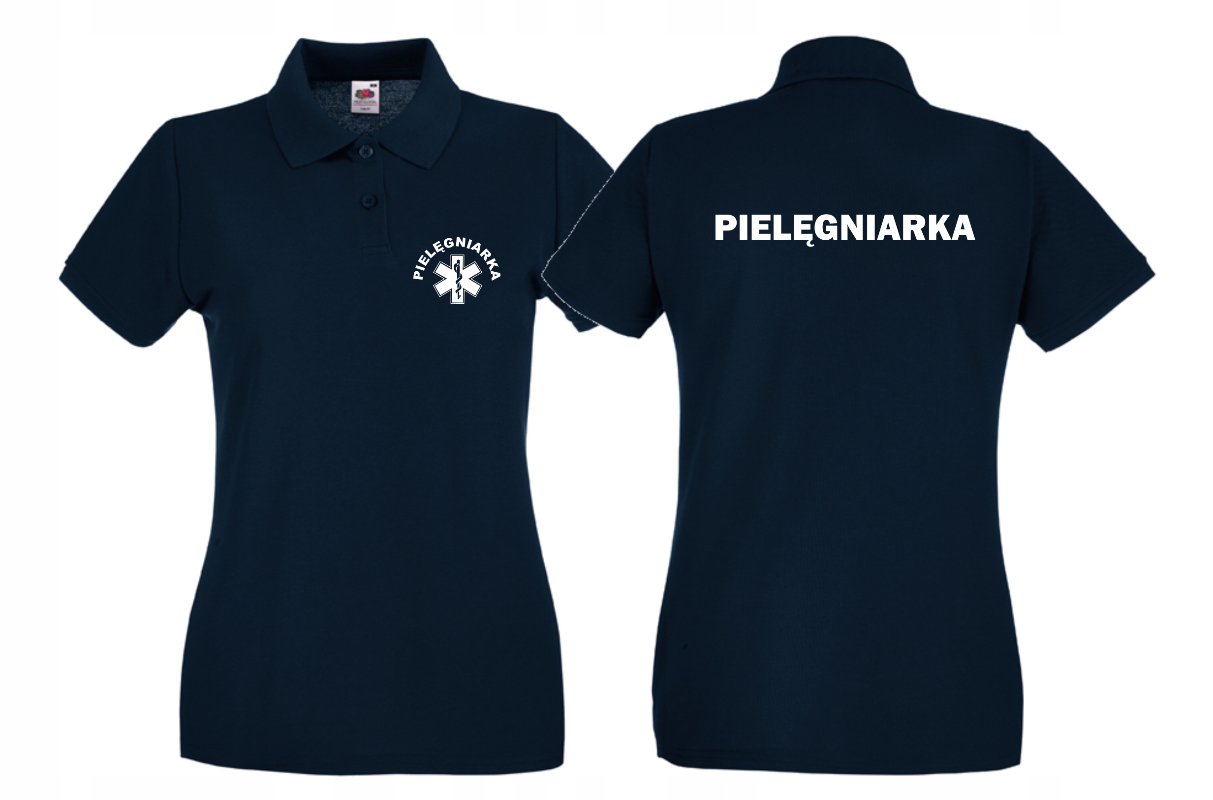 

Koszulka Polo Pielęgniarka napis plecy roz XL