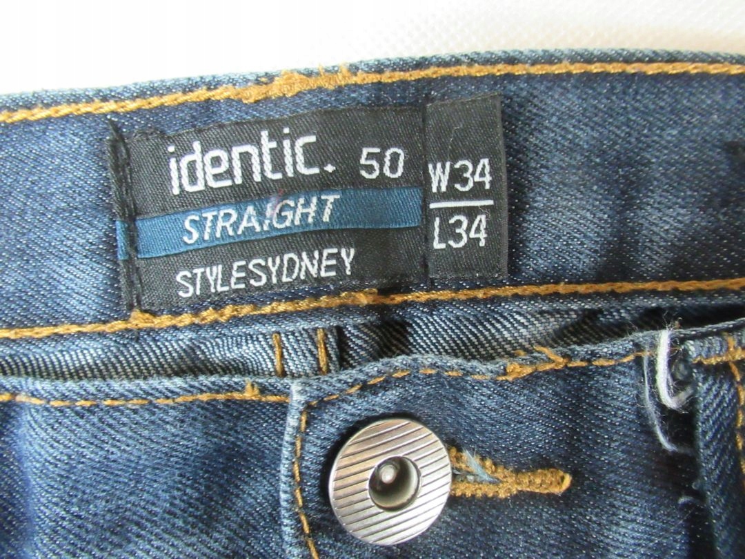 IDENTIC ____ SYDNEY STYLE JEANS SPODNIE ____ 34/34 Rozmiar 34/34