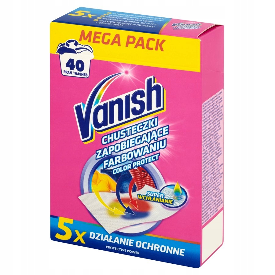 

Vanish Color Protect chusteczki do prania