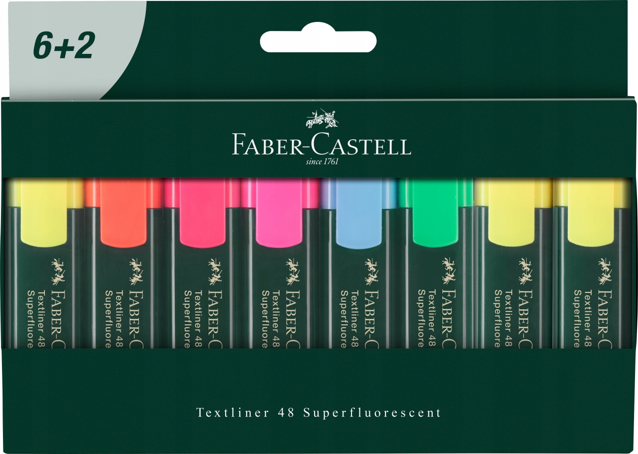 

Zakreślacz 48 Etui 8 Szt (+2 Gratis) Faber-castell