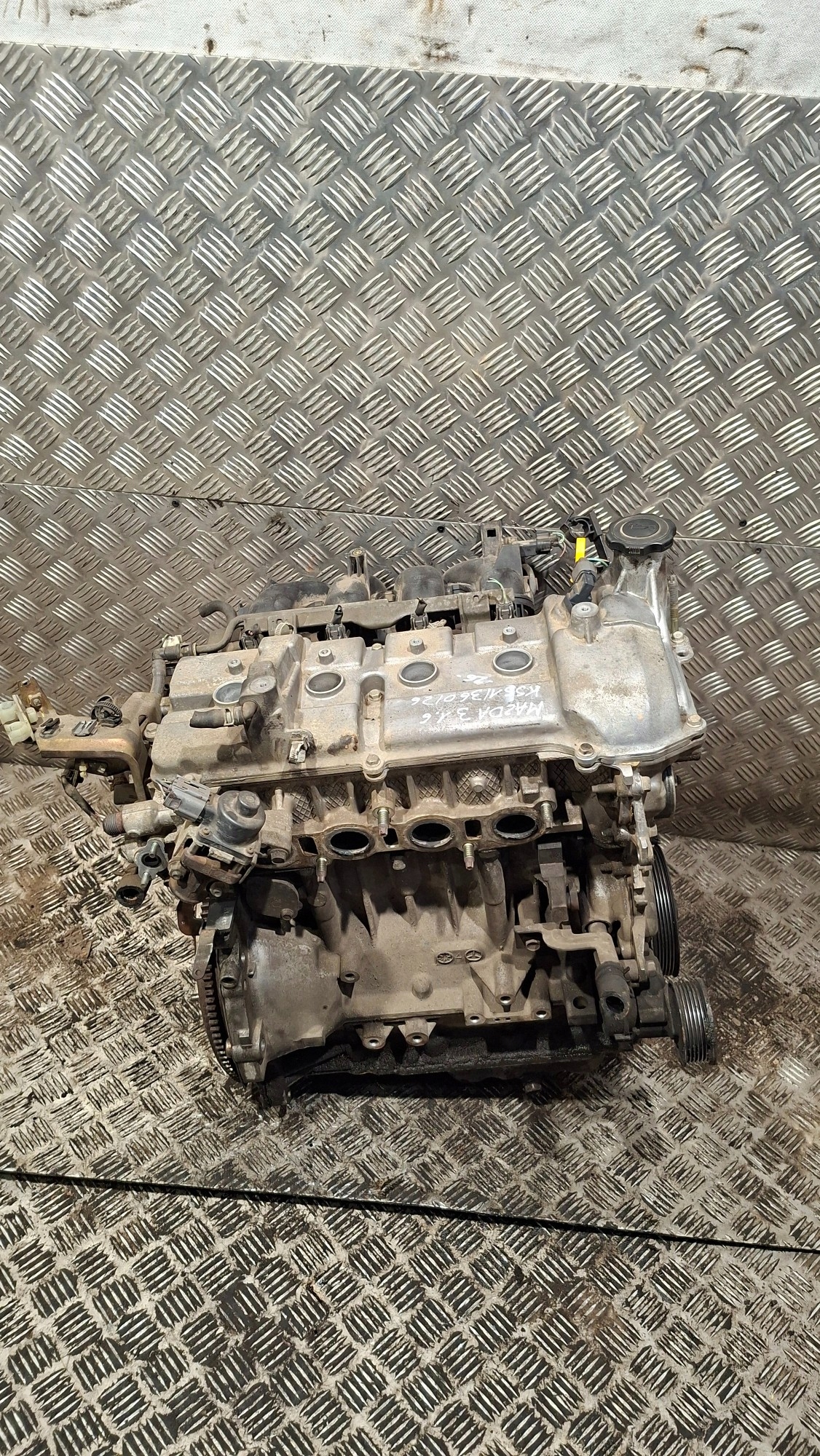 engine unprotected pillar MAZDA 3 1.6 16V Z6