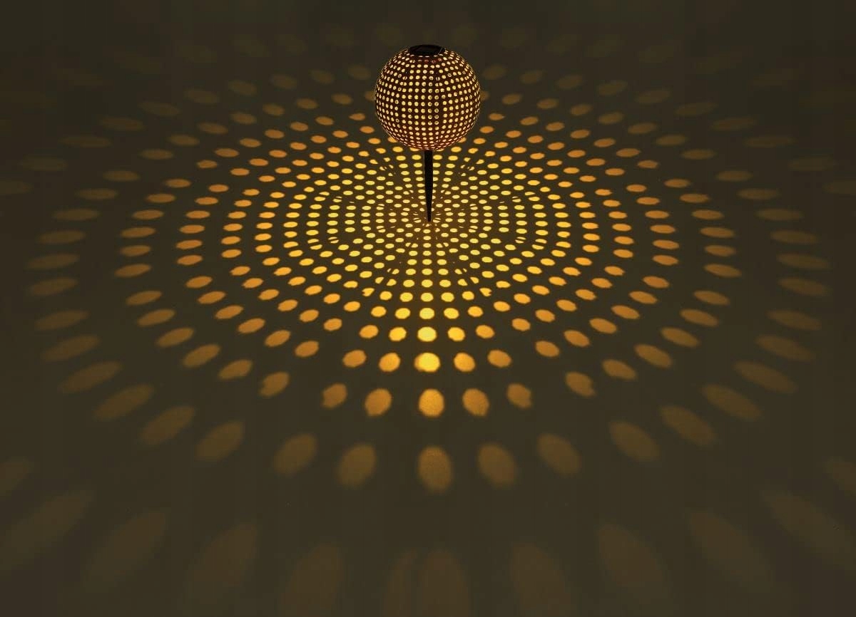 Lampa solarna LED Globo grot ziemny kula bambus Kod producenta 36672