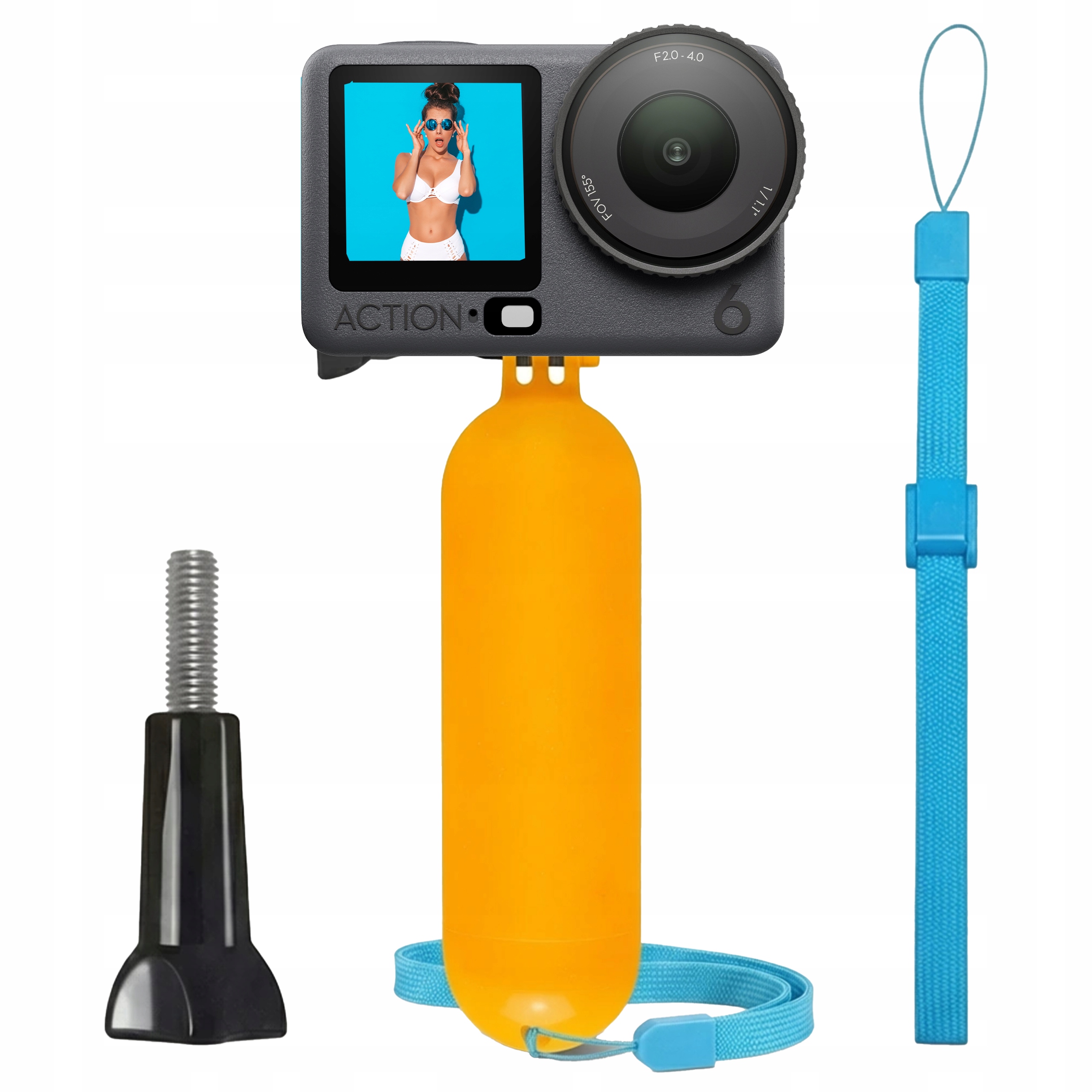 Uchwyt Pływający Boja do Dji Osmo Action 6 5 4 3 Nano Bober Pływak do Wody