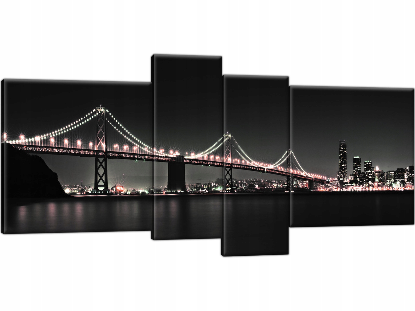 

Miasto Nocą San Francisco 120x55 Obraz Ameryka Usa