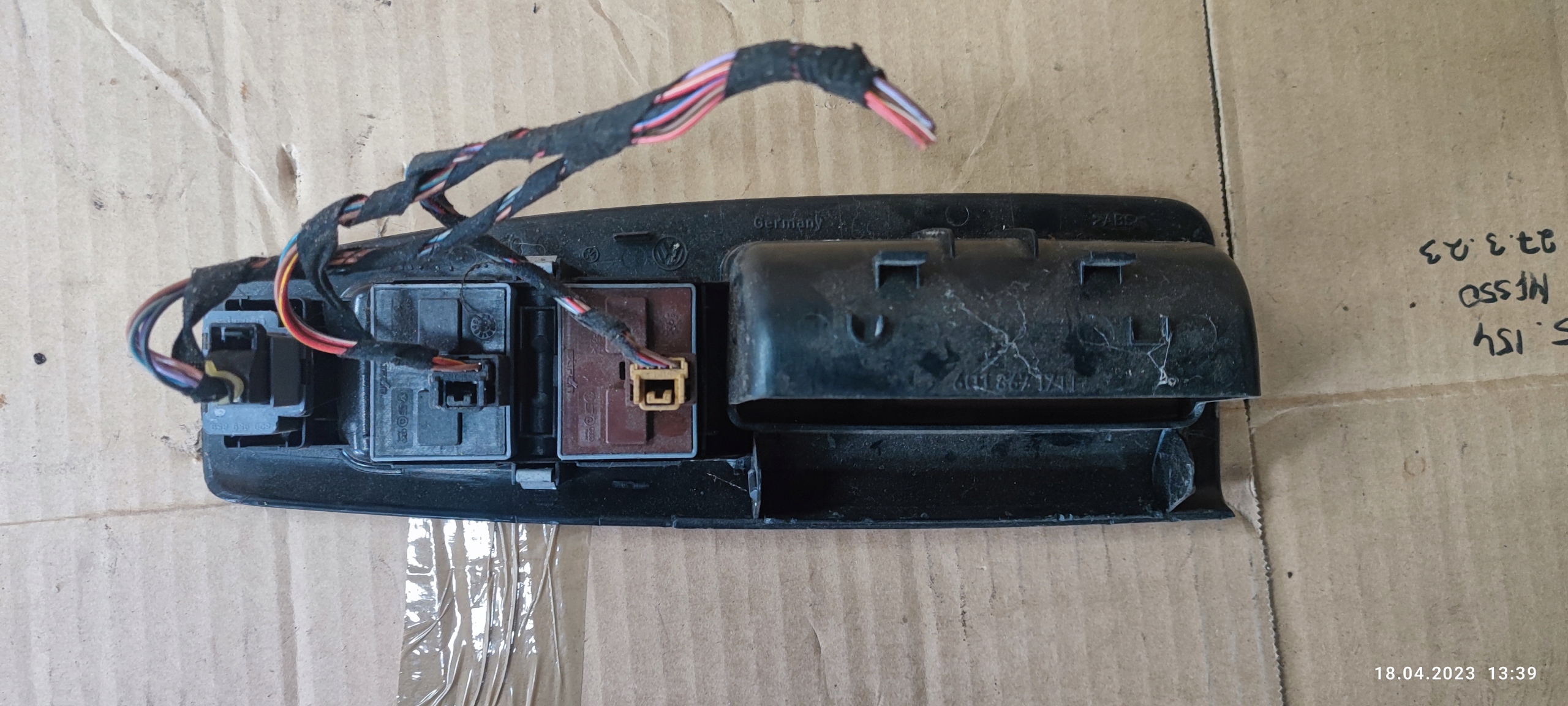 VW POLO 9N FL LIFT PANEL window control switch windows X4