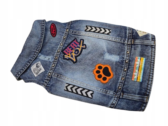 Kamizelka Jeans bluza Casual Bluza dżins Zawsze Modny zatrzaski Pelo r.XL