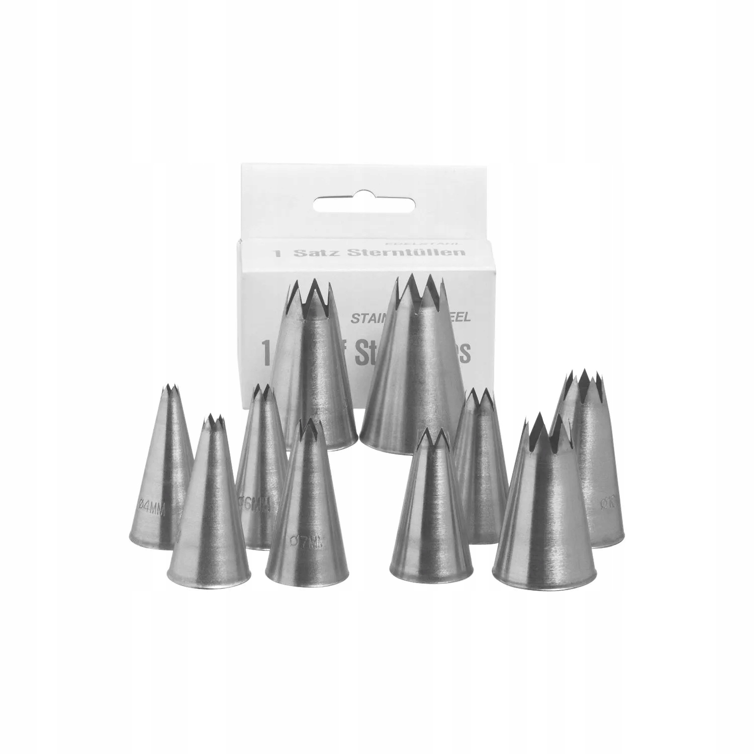 Schneider Zdobící špičky hvězdicové 10 ks