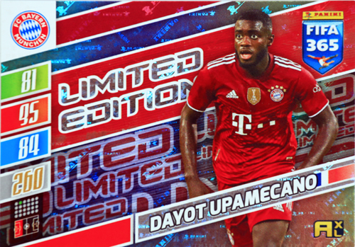 Dayot Upamecano karta Limited mała Fifa 365 2022