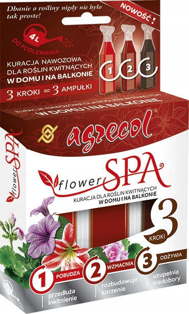 FLOWER SPA KURACJA DLA ROŚLIN KWITNĄCYCH AGRECOL