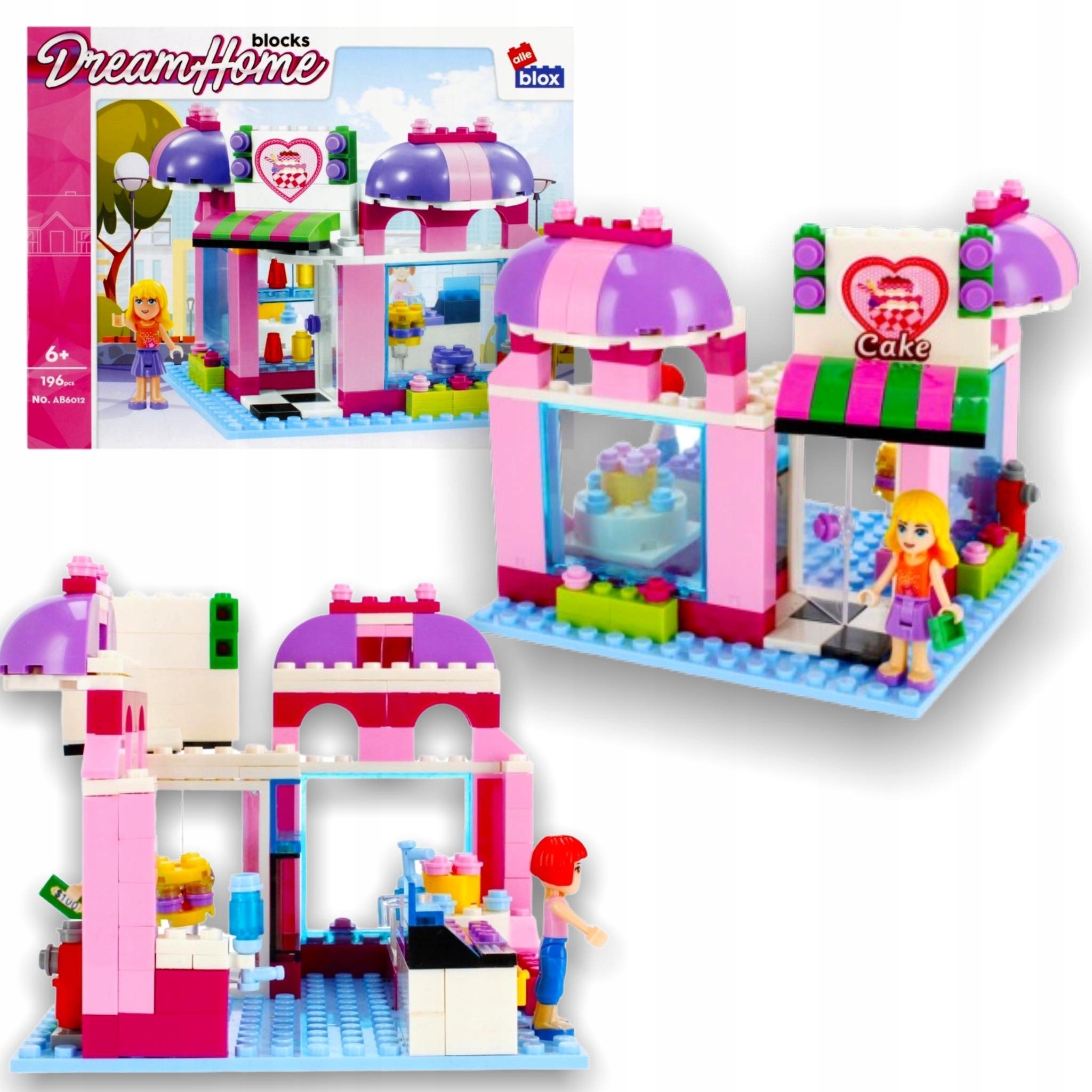 

Klocki Alleblox Girls cake Cukiernia Lody 196 El
