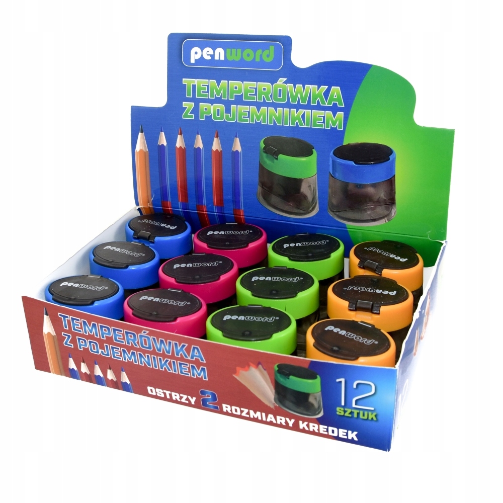 

Penword Temperówka z pojemnikiem podwójna TS-10