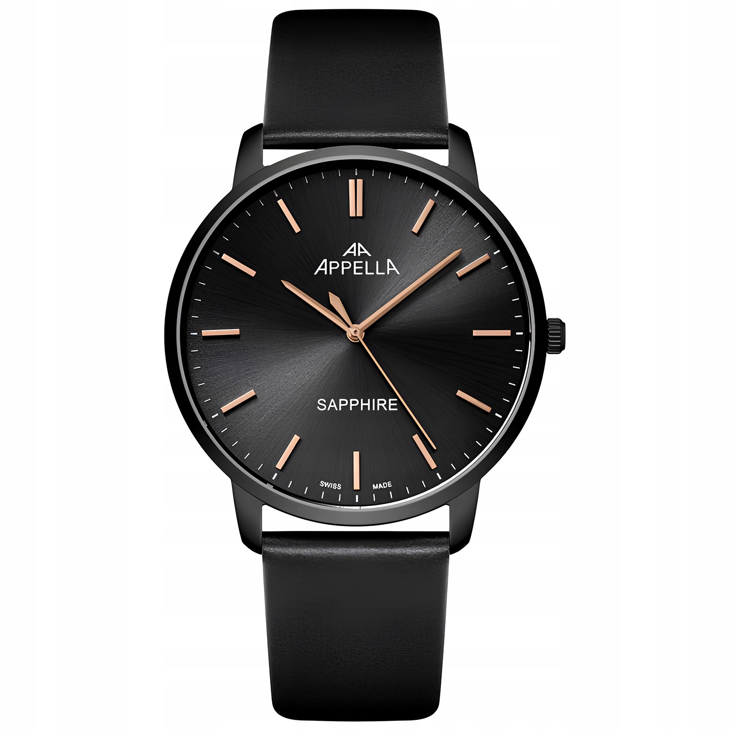 Pánské Hodinky Appella L70012.S2R6Q s černým řemínkem