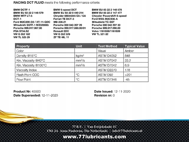 DSG / DQ250 / 02E Zestaw do wymiany oleju Numer katalogowy części WOS04W
