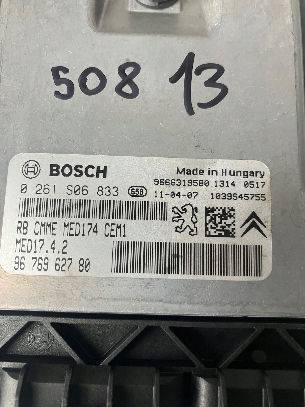 computer control unit of the engine 508 1.6 THP 9676962780 9666319580 #SM