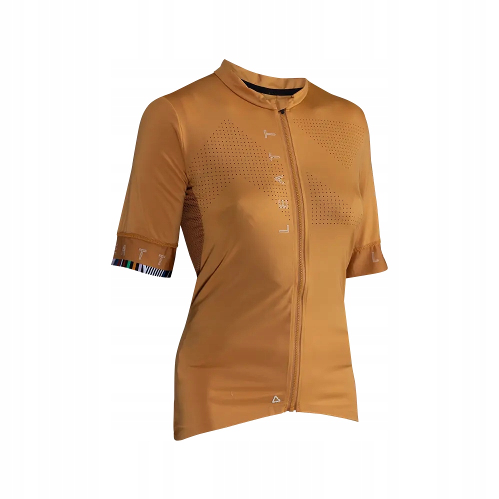 Koszulka (damska) Mtb Endurance 5.0 Woman Jersey Rust Kolor Złoty Rozmiar L
