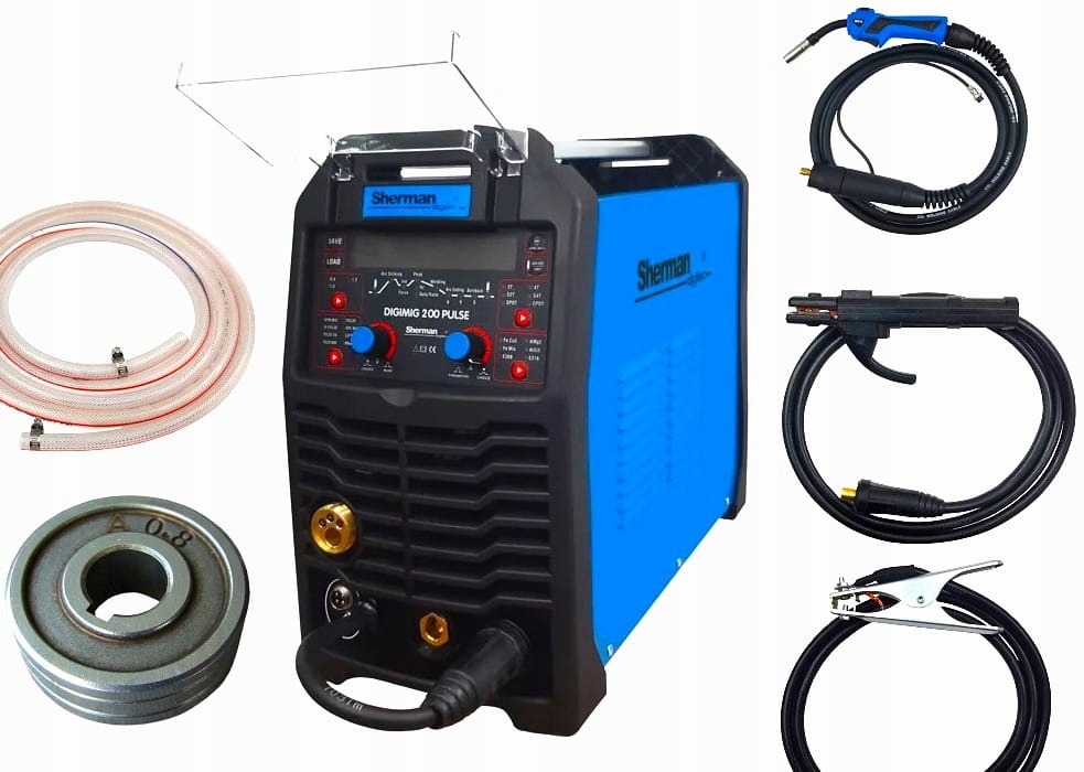 Spawarka Migomat Sherman Mig Digimig 200 Pulse Tig Synergia Lutospawanie