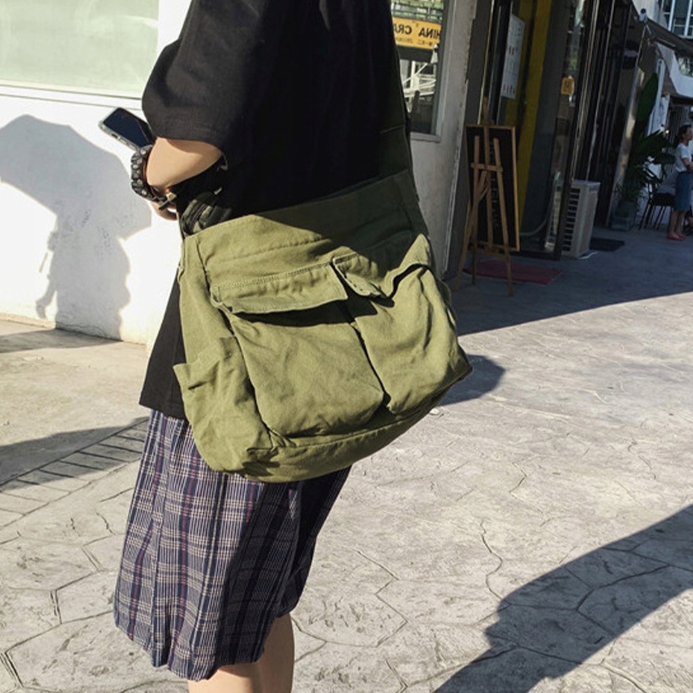 MESSENGER BAG PLECAK ORGANIZER NA RAMIĘ DLA MĘŻCZYZN Materiał dominujący inny