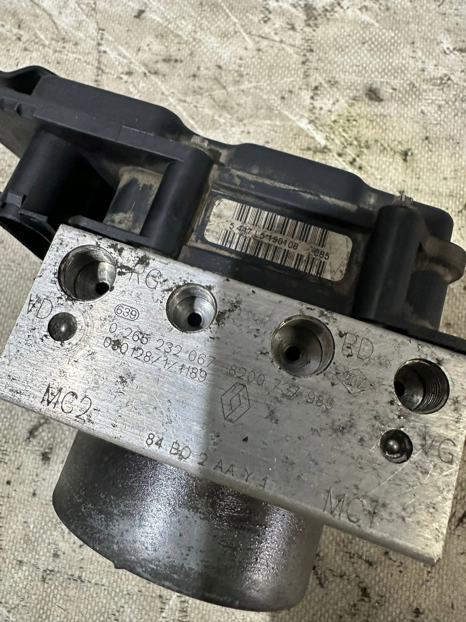 pompe ABS RENAULT MEGANE II 1.5DCI 0265232067