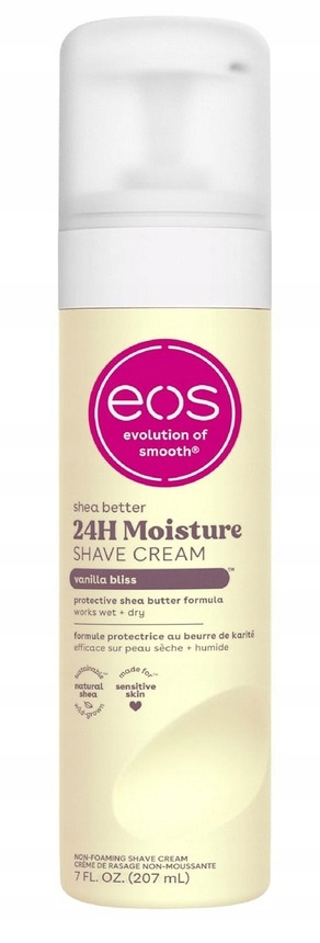 Eos Shea Better Vanilla Bliss krém na holení pro ženy 207 ml