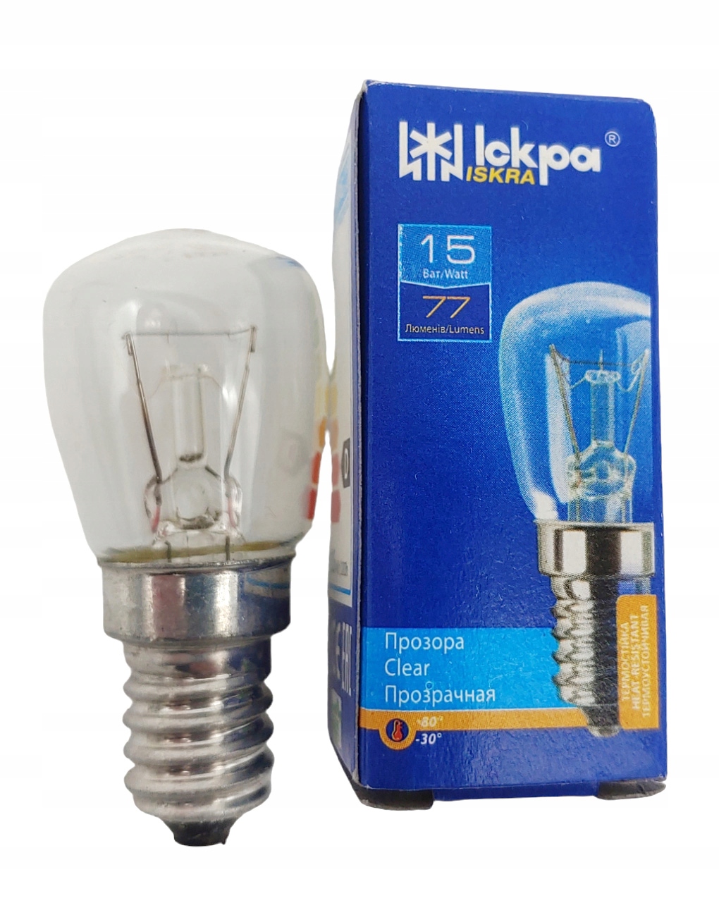 

Żarówka Standard Lodówka S25 25/50mm 15W E14 Iskra