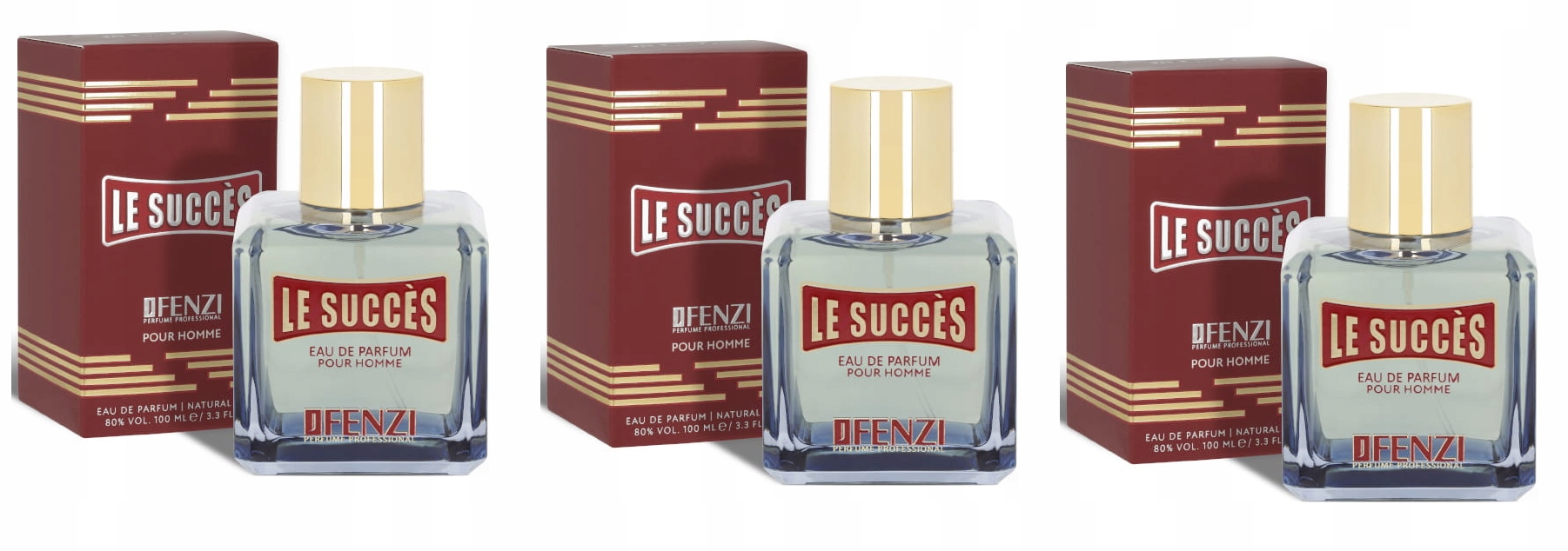 JFenzi Le Succes 3x100 ml parfémovaná voda