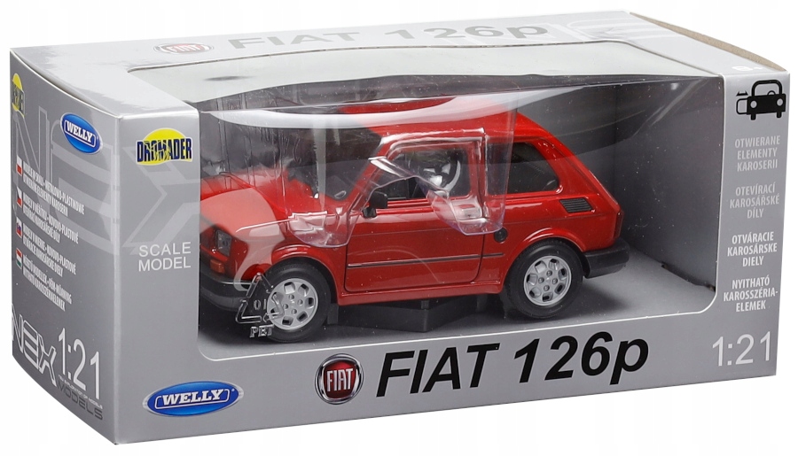 WELLY METALOWY MODEL FIAT 126p MALUCH KASZLAK PRL FIACIK DUŻE AUTO Kod producenta 000004277