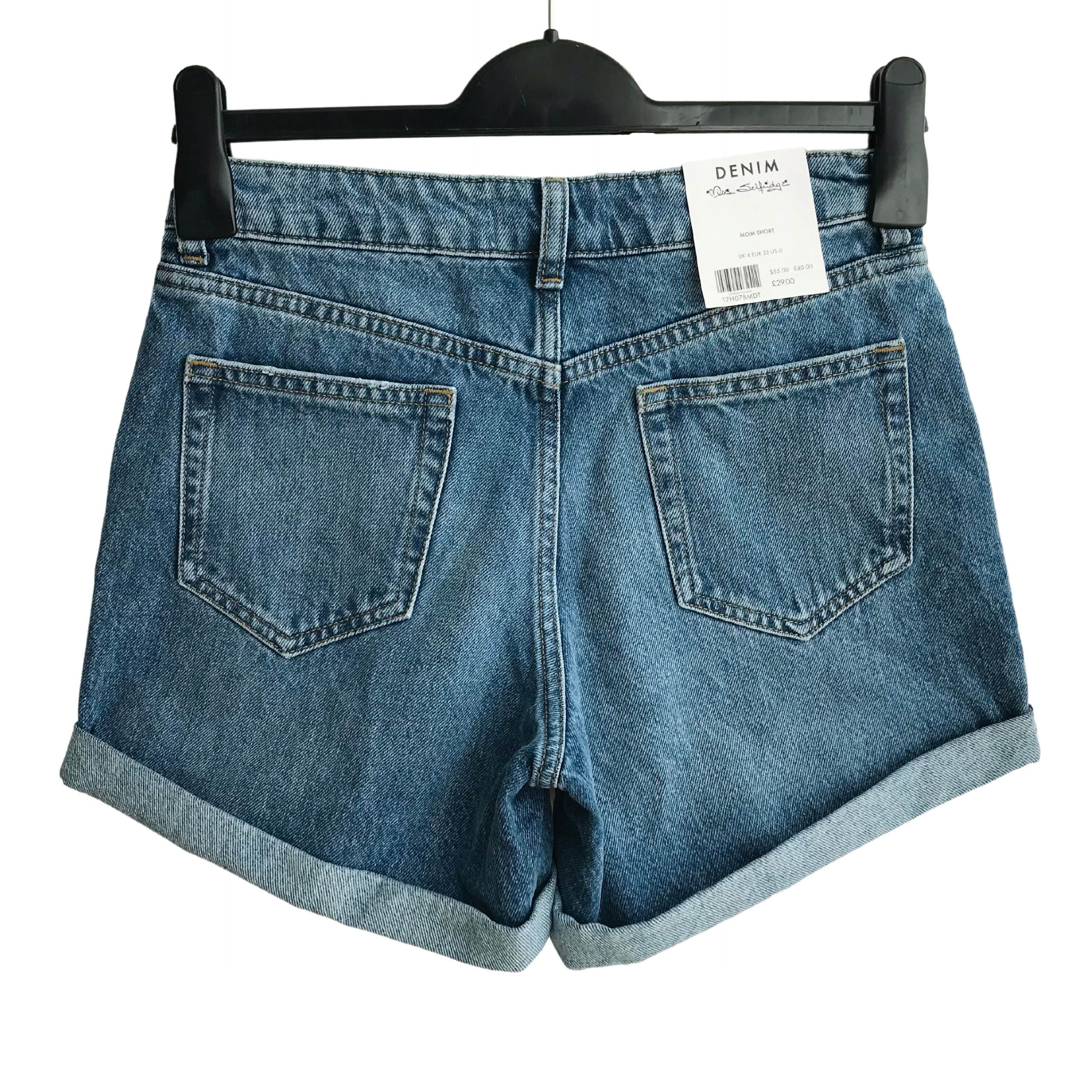 Miss Selfridge szorty jeansowe na lato MOM 32 XXS Marka Miss Selfridge