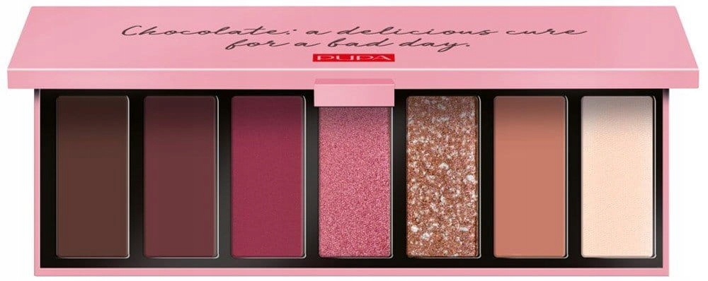 Paleta cieni Pupa Milano Prasowane Zero Calorie Chocolate 002 Ruby