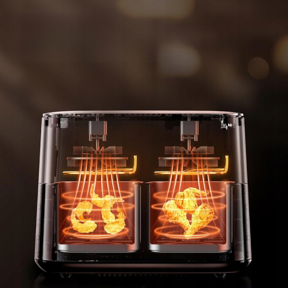 DUAL ZONE AIRFRYER 9L XL 2 Szuflady Zdrowe Gotowanie — miniatura 9