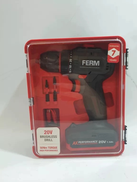 Wkrętarka Ferm zasilanie akumulatorowe 20 V CDM1143