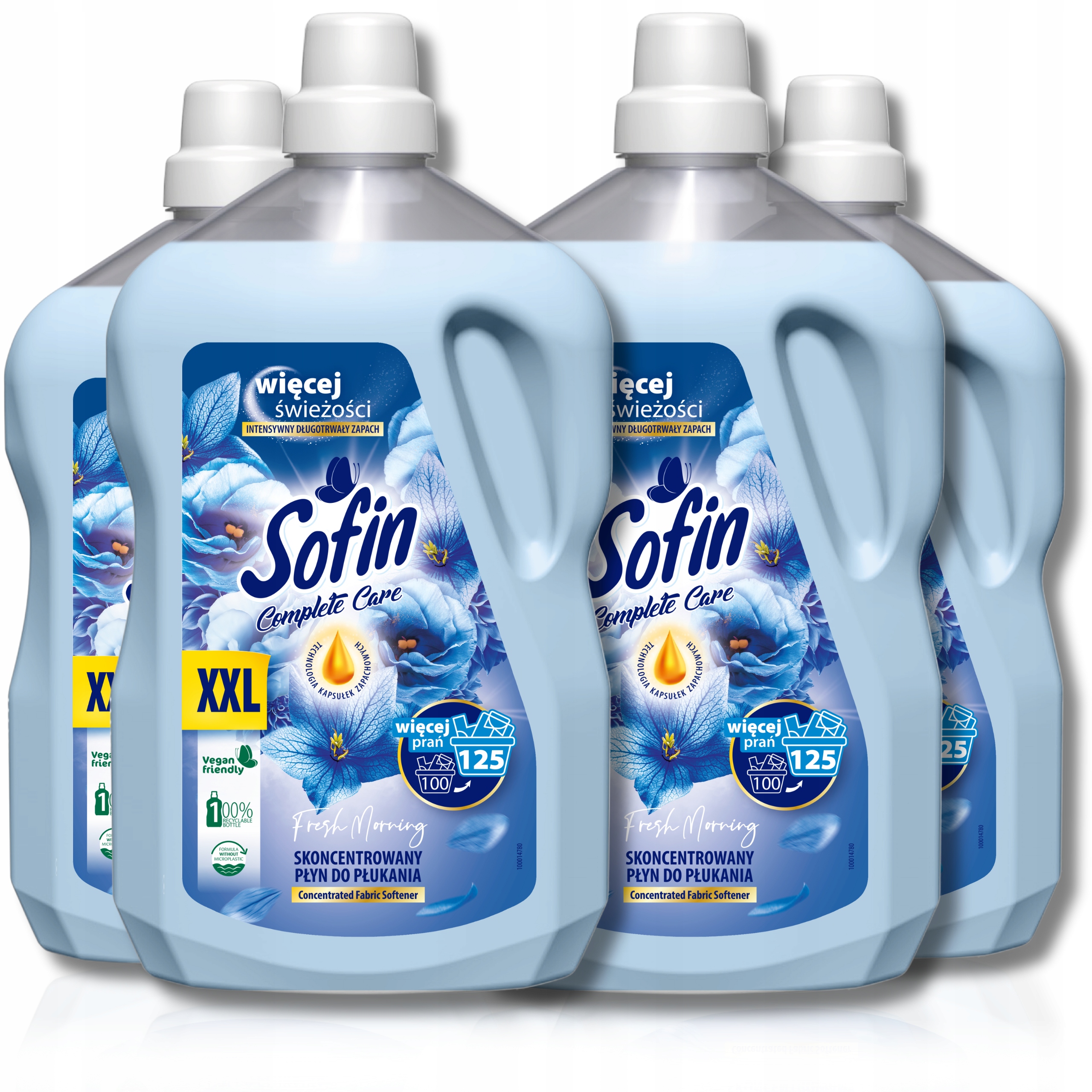 Levně Sofin tekutá aviváž Fresh Morning XXL 2,5 l x 4 ks (400 praní)