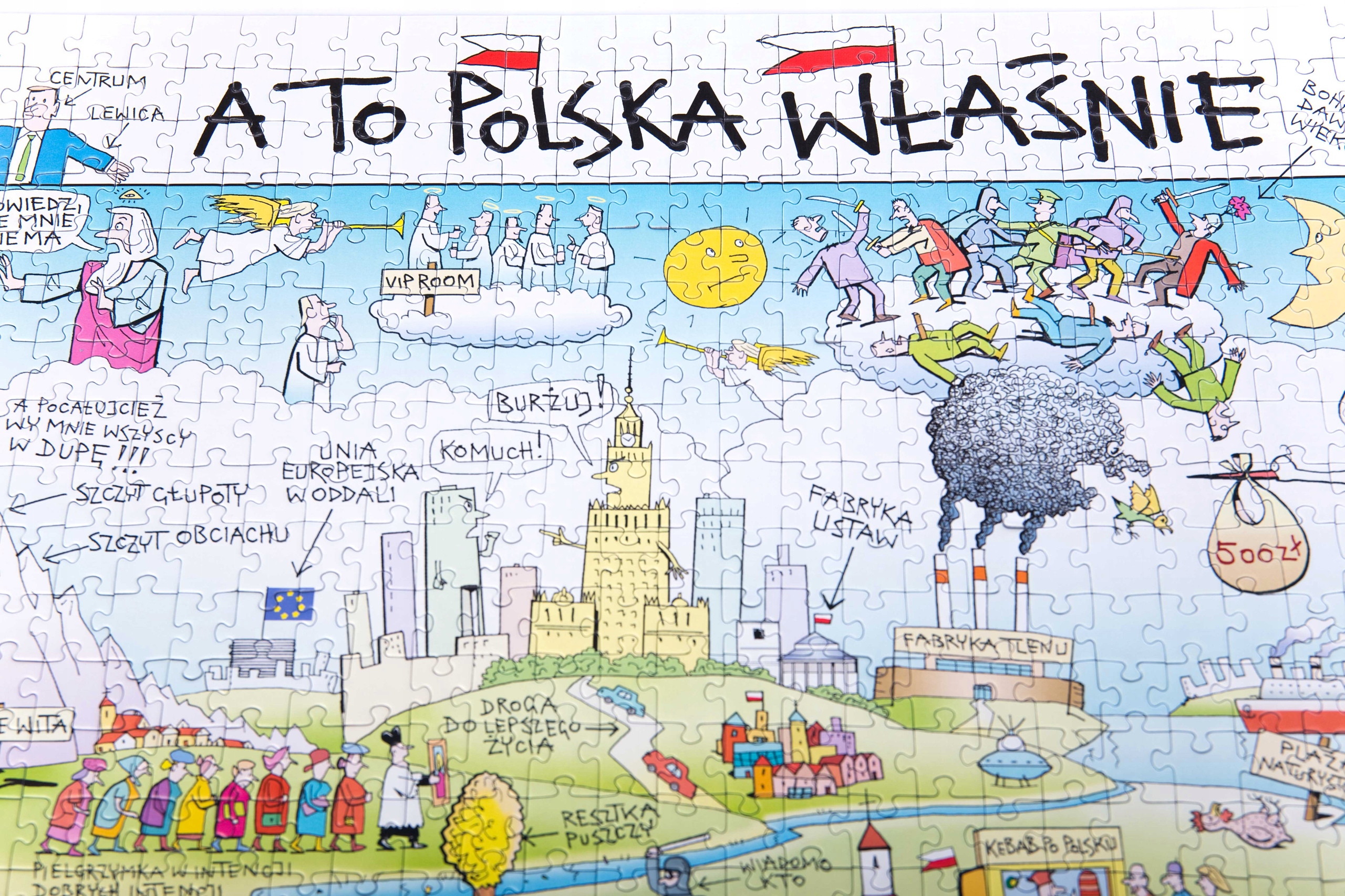 Puzzle 1000 el. - A to Polska właśnie, Mleczko Liczba elementów 1000