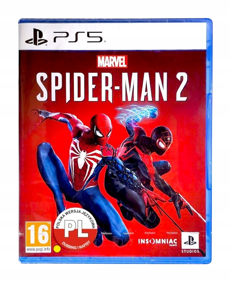 Marvel’s Spider-man 2 Gra Akcji PS5 Na Płycie Polska Wersja Językowa