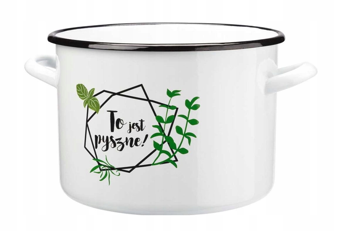 

Garnek emaliowany z kalką wysoki Bazyl 22 cm 6,0 l