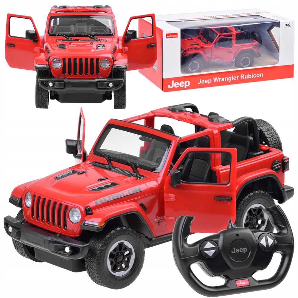 

Auto terenowe Jeep Rubicon sterowane Rastar RC0581
