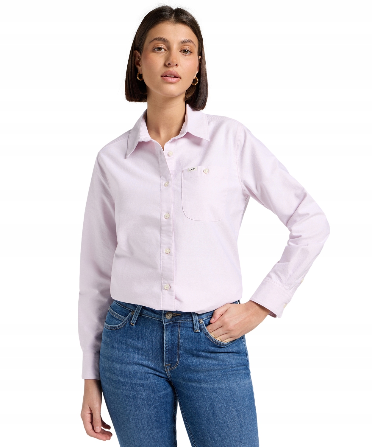 Košile Lee All Purpose Shirt 112370989 Pinky Plum Xs