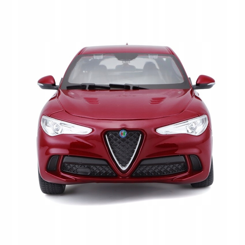 Alfa Romeo Stelvio 1:24 model Bburago 18-21086 Kolor dominujący odcienie czerwieni