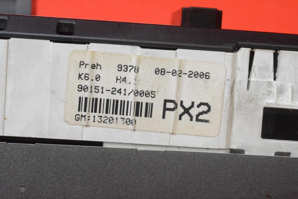 control panel air conditioning devices KLIMY 13201300 OPEL ASTRA 3 III H 04-07