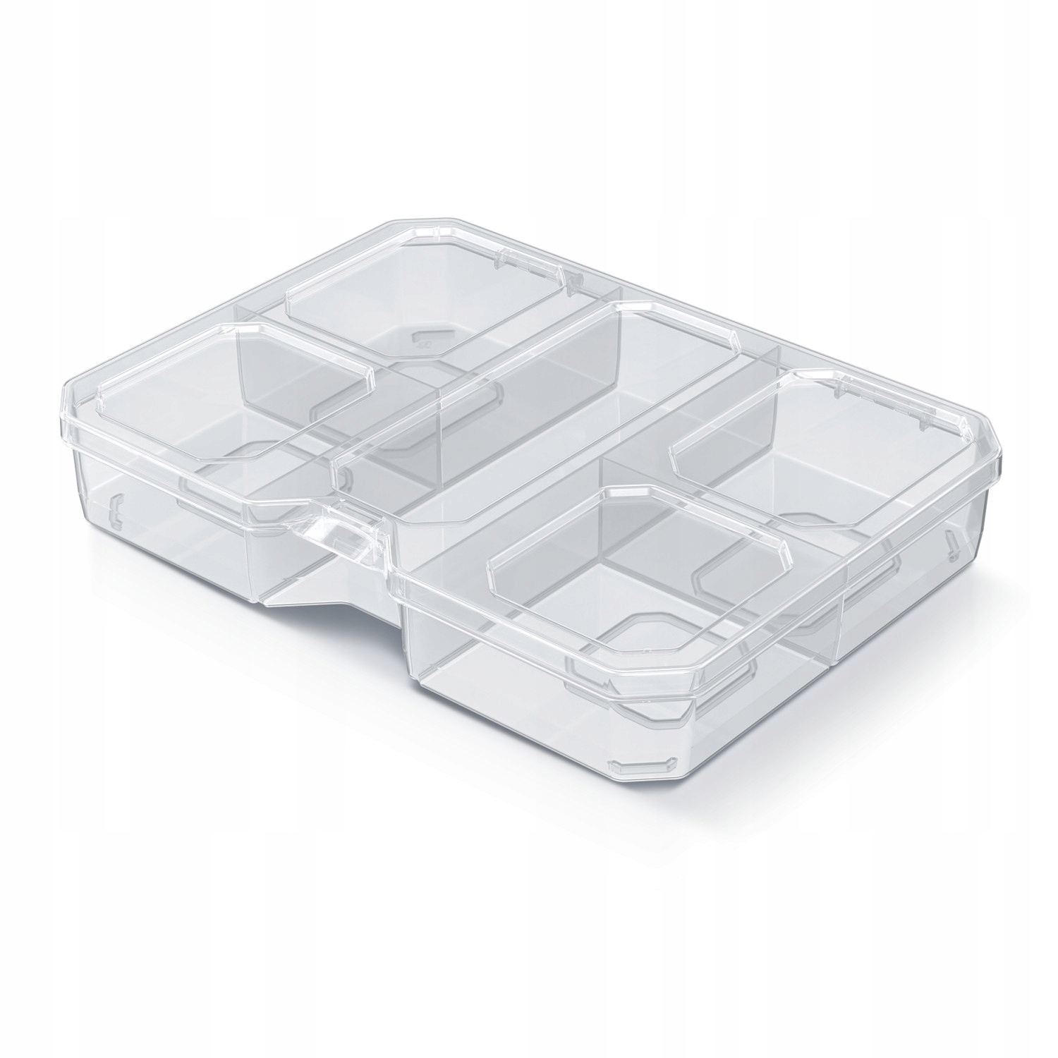 ORGANIZER NARZĘDZIOWY PRZEZROCZYSTY Z PRZEGRODAMI SQR BOX 20 NISKI SKRZYNKA Kod producenta KSQ20154