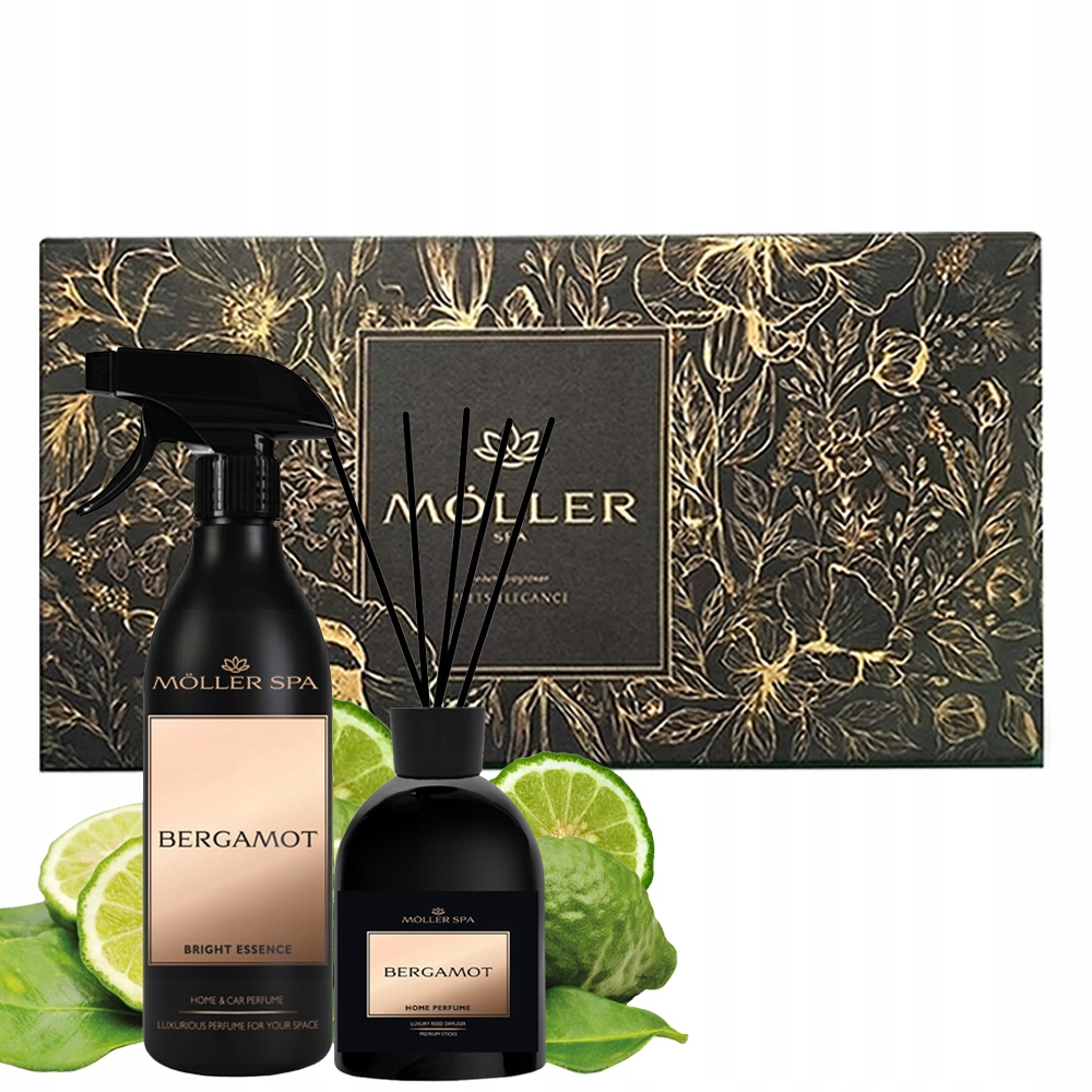 Levně Dárková Sada parfém do interiéru Difuzér s vůní Bergamotka