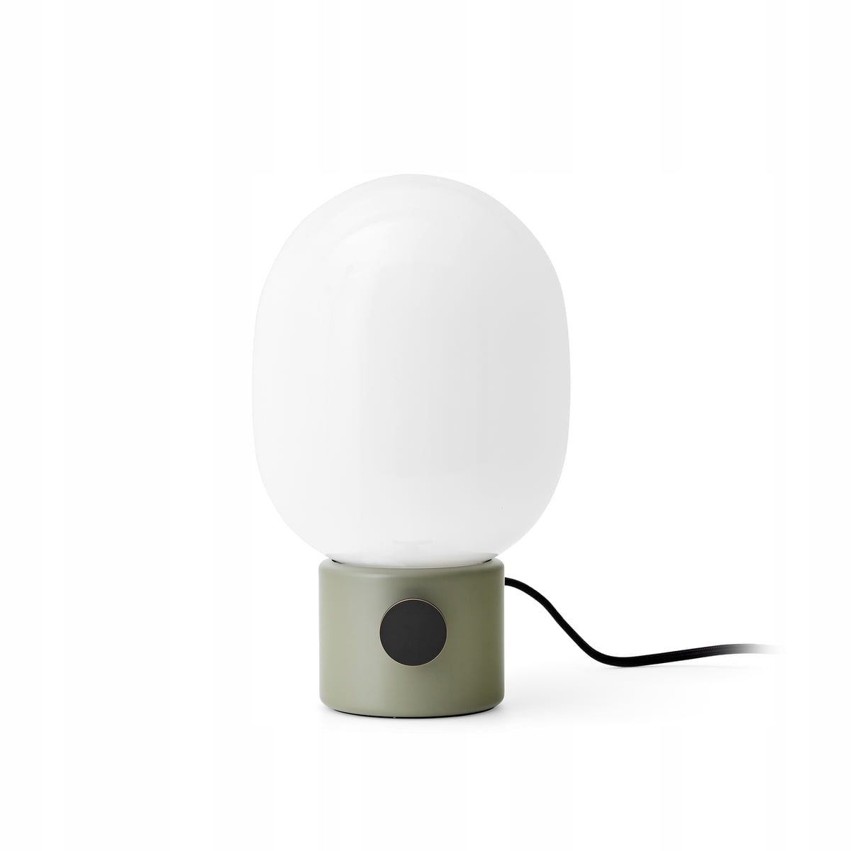 Menu Jwda Stolová lampa s mliečnym klasom Amonitová šedá