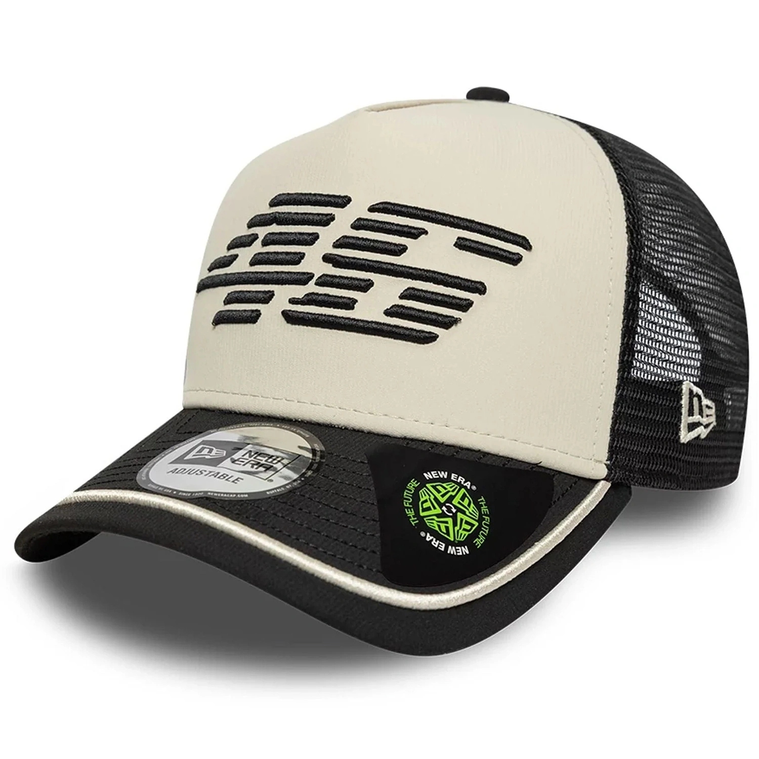 Čepice Valentino Rossi New Era E-Frame VR46 Stripe Trucker béžová
