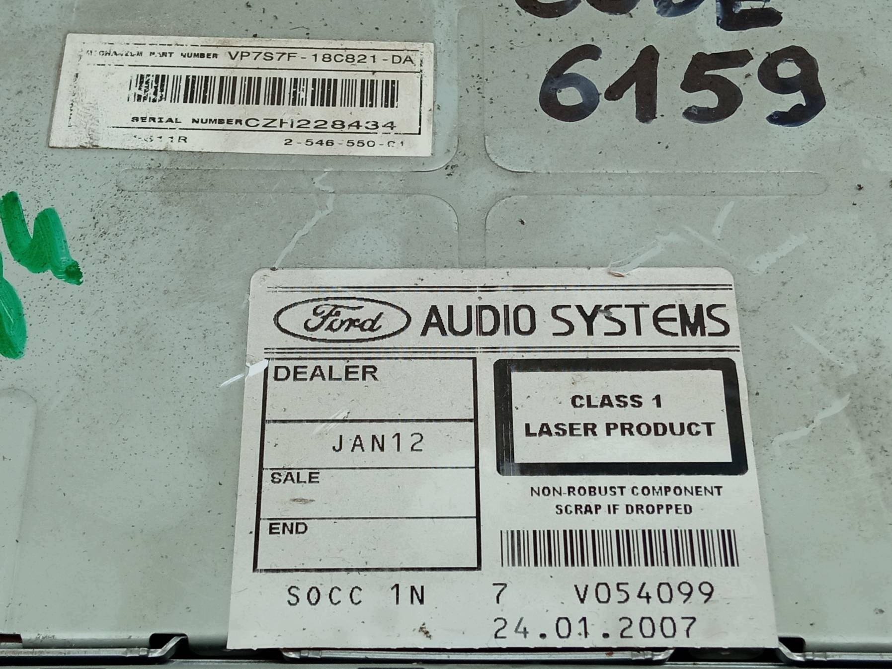 RADIO 4M5T18C815BK Ford Focus Mk2 (2004-2011)