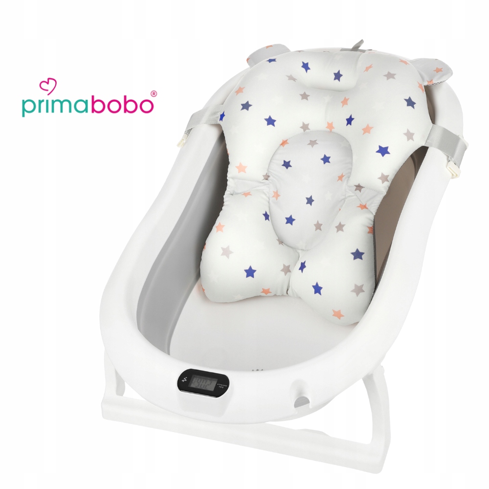 Wanienka składana PREMIUM dla dziecka DUŻA, termometr LCD, PODUSZKA Kod producenta HB_ws_G