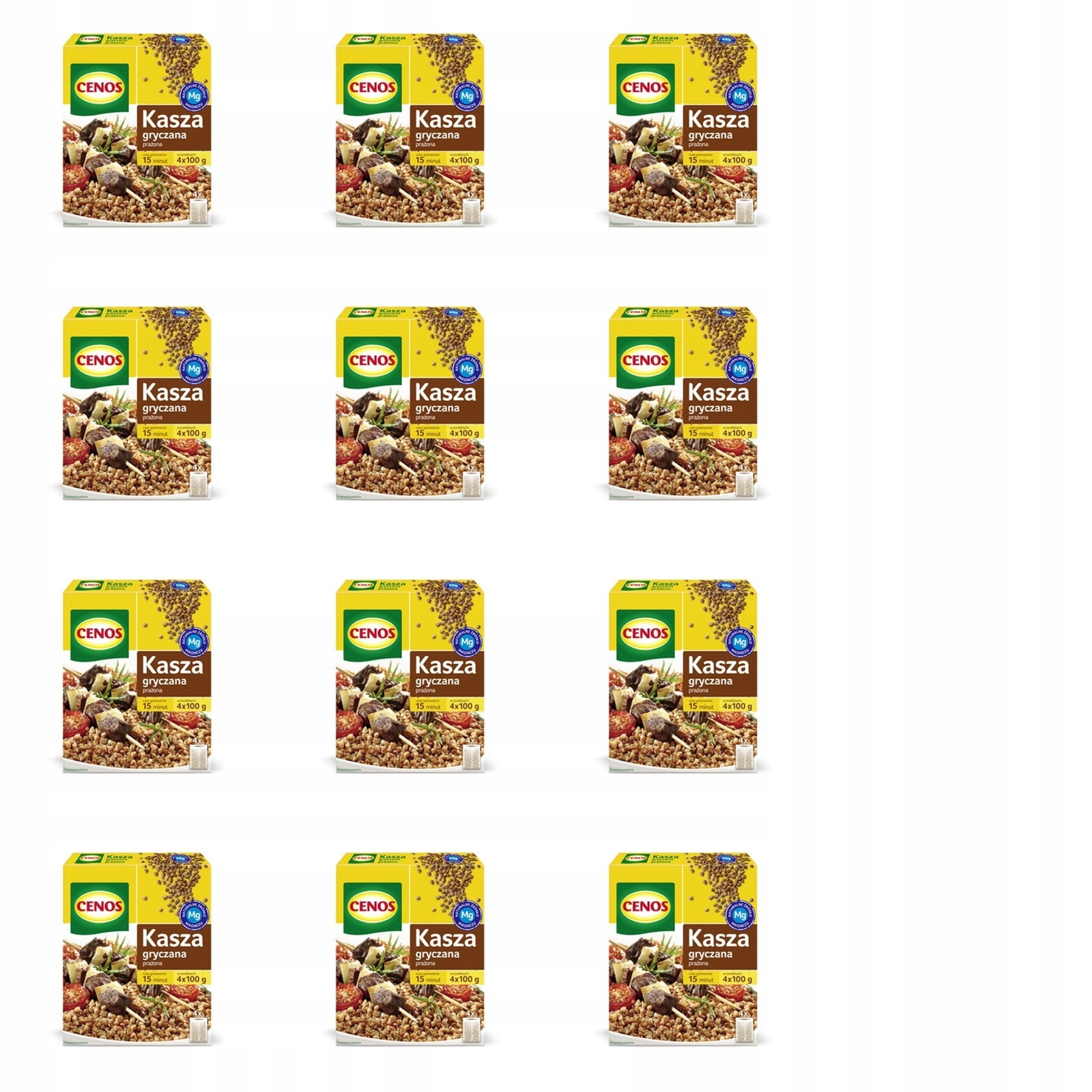 12x 100 g Cenos Pohanková Kaše pražená 4x100 g