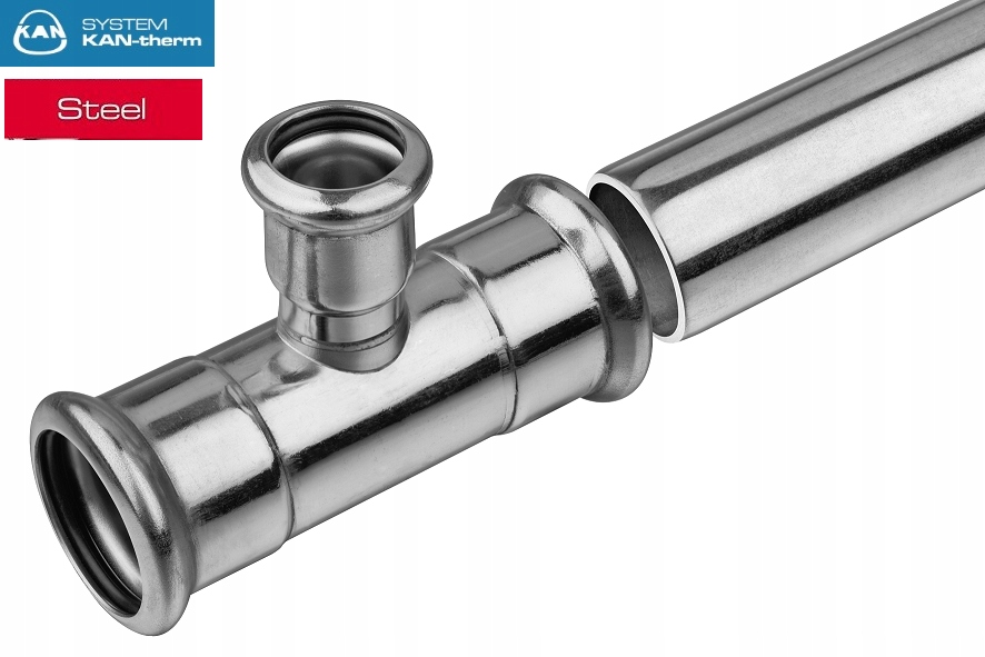 KAN-therm Trójnik redukcyjny Steel 108/35/108