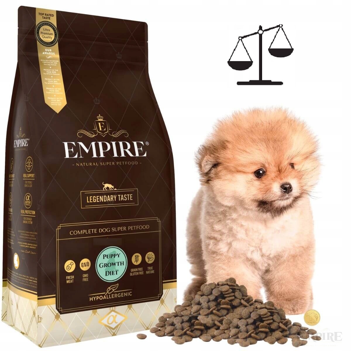 Empire Dog Puppy Growth Diet - NA WAGĘ - PO 2 KG