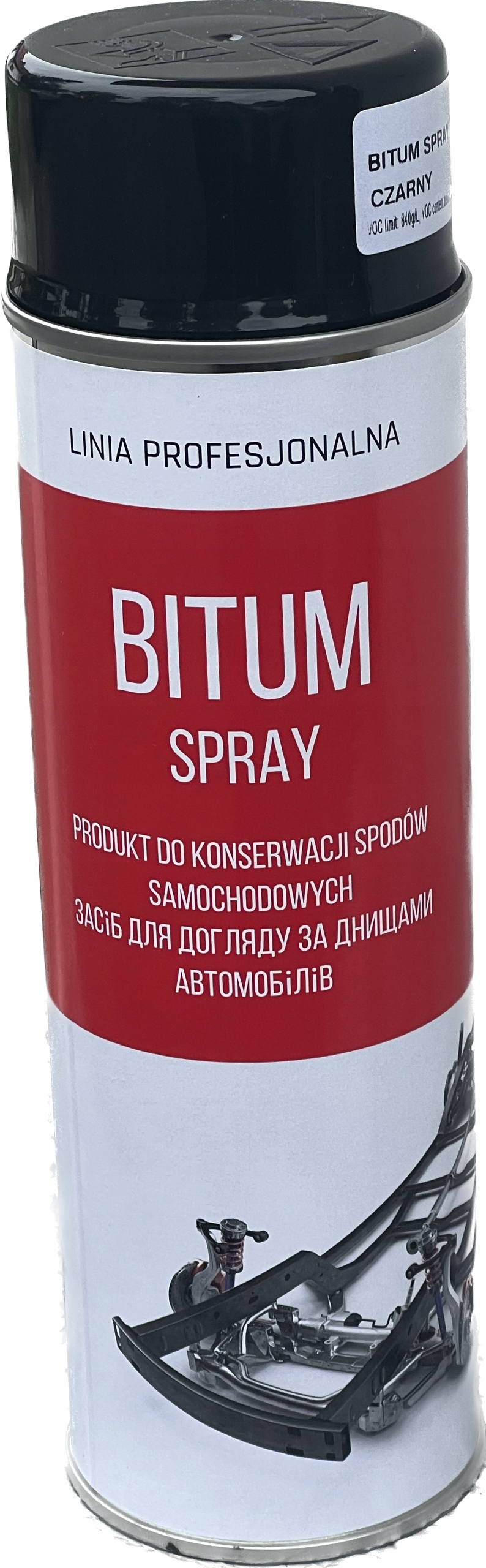 Środek do konserwacji podwozia Moto-Gama Bitum czarny Spray 500 ml